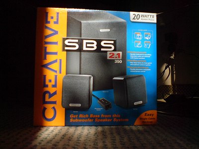Creative 2.1 Boxen Set